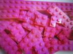 nr. 5523, 40 Magenta platte platen, diverse maten, 2 noppen., Ophalen, Zo goed als nieuw, Complete set, Lego