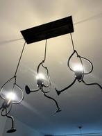 Hanglamp - wandlamp poppetjes zwart, Huis en Inrichting, Lampen | Wandlampen, Ophalen, Zo goed als nieuw, Overige materialen, Design