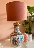 Vintage lamp vaas - Chinese vaas, Minder dan 50 cm, Overige materialen, Ophalen of Verzenden, Zo goed als nieuw