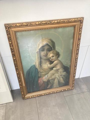 Maria met kindje jezus (achter glas) beschikbaar voor biedingen