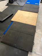 Gewichthefplatform /deadlift platform, Sport en Fitness, Fitnessmaterialen, Zo goed als nieuw, Ophalen