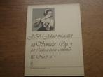 JEAN-BAPTISTE LOEILLET -12 SONATE VOOR DWARSFLUIT  + PIANO, Muziek en Instrumenten, Bladmuziek, Gebruikt, Klassiek, Dwarsfluit of Piccolo