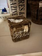 Tissues box riviera maison, Ophalen of Verzenden, Zo goed als nieuw, Rond, Riet