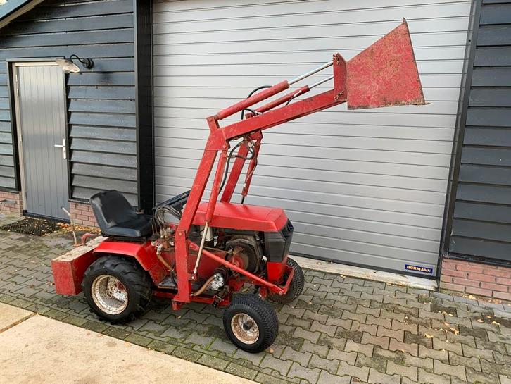 Wheel Horse 312 Robin diesel met voorlader, Tuin en Terras, Zitmaaiers, Gebruikt, 120 cm of meer, Versnellingen, Ophalen