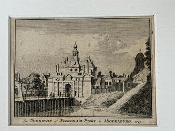 1743 De Veersche of Noordampoort - Middelburg - Veere beschikbaar voor biedingen