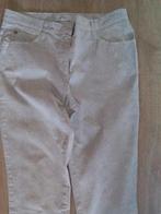 Brax nieuwe broek met slangenprint in zacht grijs maat 38, Maat 38/40 (M), Overige kleuren, Nieuw, Lang