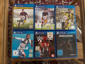 PS4 Games - FIFA, WWE, Uncharted beschikbaar voor biedingen