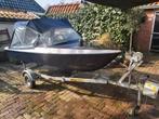 Bootje met Biminitop Pega trailer en buitenboordmotor, Watersport en Boten, Ophalen, Gebruikt, Overige typen