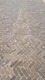 Oude bonte gebakken 7 duimers kleur brons grijs bruin, Ophalen, Overige materialen, Gebruikt, Klinkers