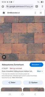 Abbeystones Zomerbont 20x30 - Restpartij gezocht, Tuin en Terras, Tegels en Klinkers, Ophalen, Gebruikt, Klinkers, Minder dan 5 m²