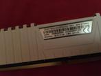 2x8GB16GB Corsair Vengeance 3000mhz white, Gebruikt, DDR4, Ophalen of Verzenden, Desktop