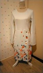 Sheilay,  nieuw,  offwhite met bloemen  jurk,  maat L., Ophalen of Verzenden, Nieuw, Knielengte