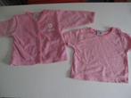 little star vest en t shirt roze meisje maat 50-56, Kinderen en Baby's, Babykleding | Maat 50, Meisje, Ophalen of Verzenden, Little star