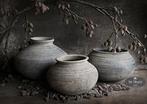 Tuinposter drie grijze potten poster stoer sober landelijk, Tuin en Terras, Verzenden, Nieuw