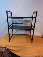 Stijlvol Badkamermeubel - Zwart Metaal, Ophalen of Verzenden, Nieuw, Zwart