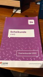 Onbeschreven Scheikunde examenbundel VWO (2022), Ophalen of Verzenden, Zo goed als nieuw, VWO, Scheikunde