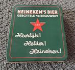 Blikje Heineken met bierviltjes, Verzamelen, Ophalen of Verzenden, Nieuw, Viltje(s), Heineken