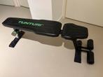 Tunturi FB80 Flat Bench zgan! Bank / halterbank, Ophalen, Zo goed als nieuw, Krachtstation