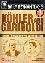 Köhler and Gariboldi -Concert études for 1 or 2 flutes + cd, Ophalen of Verzenden, Dwarsfluit of Piccolo