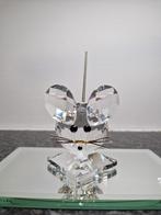 Swarovski Beeldje Muis Middel met ijzeren staart Kristal, Ophalen of Verzenden, Zo goed als nieuw, Figuurtje