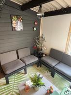 Loungeset 4 zits met tafeltje, Tuin en Terras, Tuinsets en Loungesets, Ophalen of Verzenden, Zo goed als nieuw, Kunststof