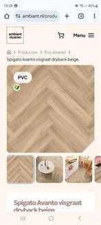 Ambiant Spigato Visgraat PVC Vloer - 11.3 m2, Ophalen, Beige, Overige typen, Nieuw