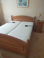 Tweepersoonsbed 160x200 met electrische bodems en matrassen, Ophalen of Verzenden, Gebruikt, Tweepersoons