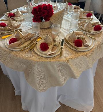 Luxe Marokkaanse Tafeldecoratie - 30 pers. beschikbaar voor biedingen