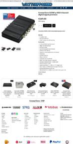 Ground Zero GZDSP 4-8XII 8 kanaals digital signal processor, Auto diversen, Autospeakers, Nieuw, Ophalen of Verzenden, Erlenweg 25, 85658 Egmating, Germany.