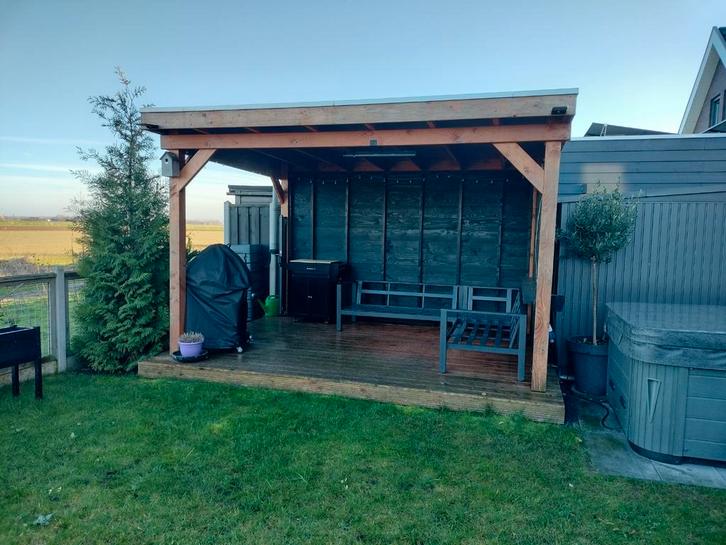 Overkapping douglas, 300 x 400 cm, Tuin en Terras, Overkappingen, Gebruikt, Veranda, Ophalen