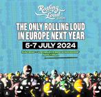 Rolling Loud Festival Tickets 2x, Tickets en Kaartjes, Evenementen en Festivals, Meerdaags, Twee personen