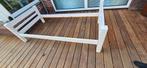 massief houten bed met laddembodem, Ophalen, Gebruikt, Eenpersoons, Wit