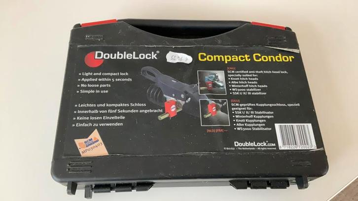 Disselslot, Caravans en Kamperen, Caravan accessoires, Zo goed als nieuw, Ophalen of Verzenden