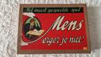 Mens-erger-je-niet 60 jaar oud, Hobby en Vrije tijd, Gezelschapsspellen | Bordspellen, Drie of vier spelers, Ophalen of Verzenden
