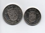 Nederland 1 + 2,5 gulden 1980 (dubbele kop), Postzegels en Munten, Munten | Nederland, Ophalen of Verzenden, Koningin Beatrix