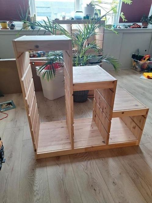 Trofast Ikea ladenkast. Wit gebeitst grenen, Huis en Inrichting, Kasten | Ladekasten, Zo goed als nieuw, Minder dan 100 cm, 25 tot 50 cm