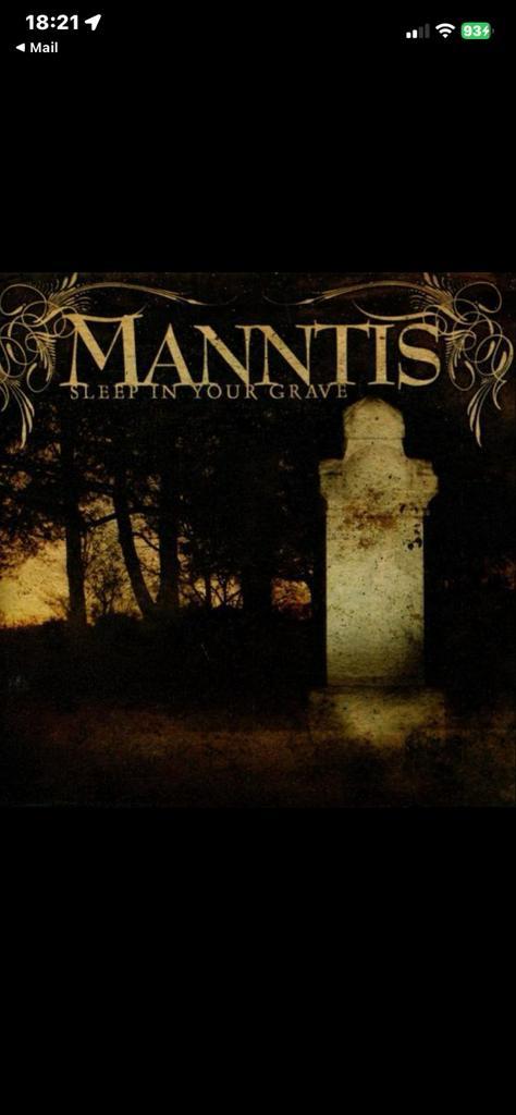 Manntis - Sleep In Your Grave CD, Cd's en Dvd's, Cd's | Hardrock en Metal, Gebruikt, Ophalen of Verzenden