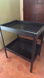 Verschoontafel - commode - IKEA zwart geschilderd, Kinderen en Baby's, Ophalen, Gebruikt, 50 tot 70 cm, 90 tot 105 cm