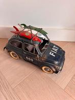 Prachtige Fiat 500 van blik. Hoog 20cm, Hobby en Vrije tijd, Modelauto's | 1:24, Ophalen of Verzenden, Zo goed als nieuw, Overige merken