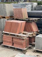 83 stuks Oud Hollandse tegels 50x50x5 Roodbruin, Tuin en Terras, Tegels en Klinkers, Ophalen, Beton, Terrastegels