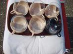 Vintage theeglazen   Antieke theeglazen met kunststof houder, Ophalen of Verzenden, Nieuw