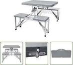 Picknickset picknicktafel campingtafel alu GRATIS BEZORGD!, Verzenden, Campingstoel