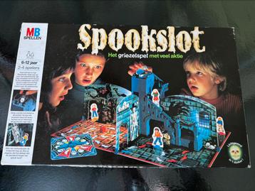MB Spellen Spookslot Het Griezelspel met veel actie vintage! beschikbaar voor biedingen