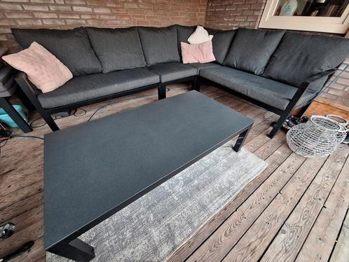 Antraciet kleurig Bois le Duc loungeset., Tuin en Terras, Tuinsets en Loungesets, Zo goed als nieuw, Aluminium, Bank, Ophalen