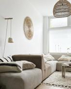 2 HK living grijs beige vint bankdelen, Huis en Inrichting, Ophalen, Nieuw, Stof, Minder dan 150 cm