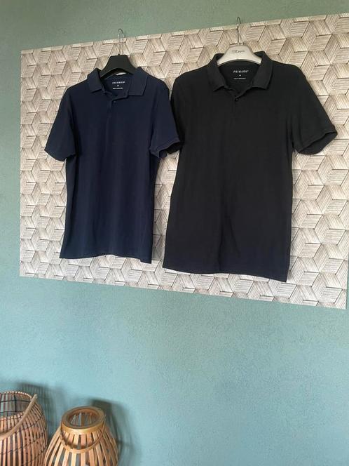 3 polo’s zwart en donkerblauw maat M, Kleding | Heren, Polo's, Gedragen, Maat 48/50 (M), Zwart, Ophalen of Verzenden