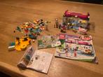 Lego Friends dierensalon 41007, ijsco kar 41389 en 41341, Complete set, Ophalen of Verzenden, Lego, Zo goed als nieuw