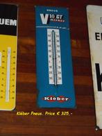 Emaille thermometer Kleber, Verzamelen, Merken en Reclamevoorwerpen, Reclamebord, Gebruikt, Ophalen