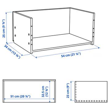 Ikea Besta basis element met hoogglans lade - afbeelding 7
