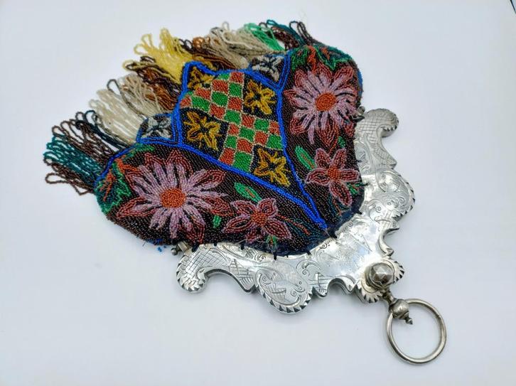 Zilveren tasbeugel (papegaaien), G. Lazonder Schoonhoven, Antiek en Kunst, Antiek | Goud en Zilver, Zilver, Verzenden